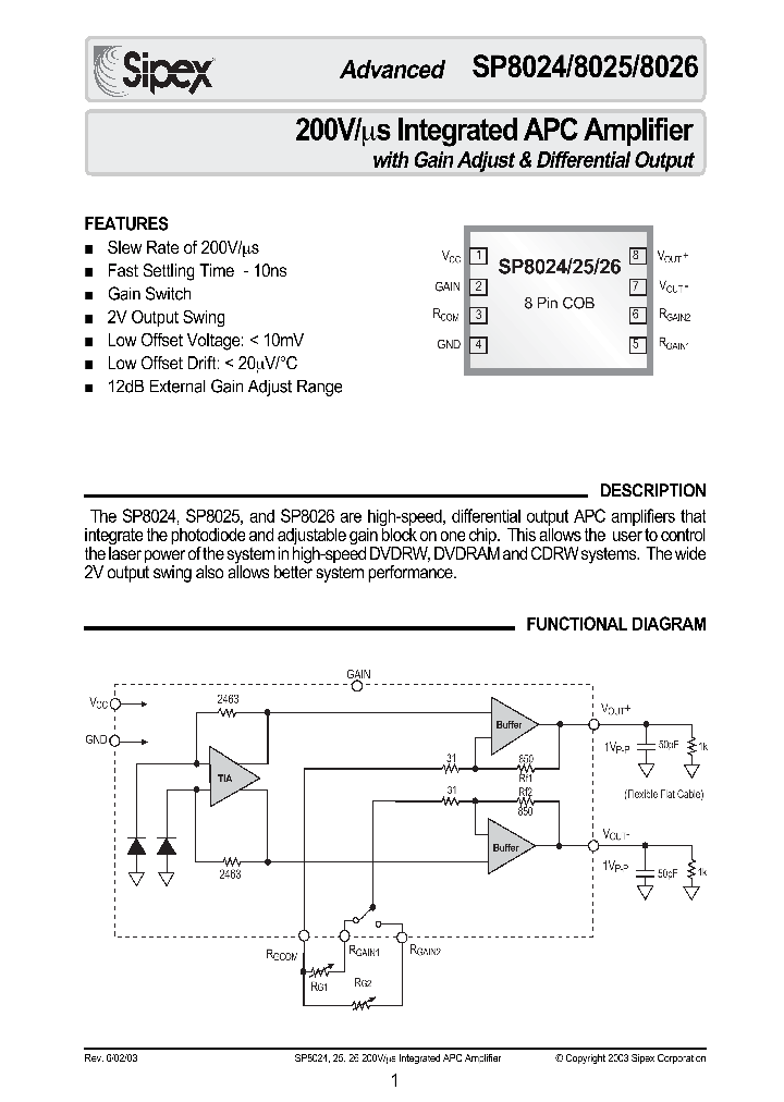 SP8025_385897.PDF Datasheet