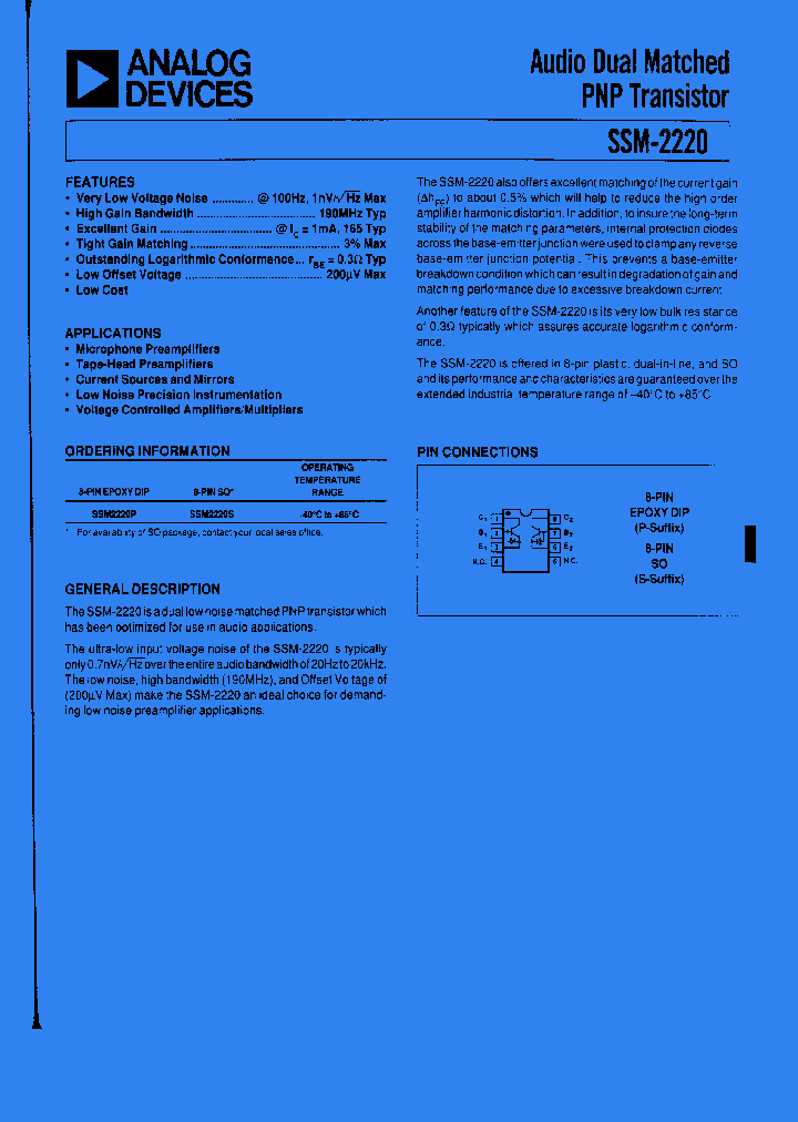 SSM2220_43340.PDF Datasheet