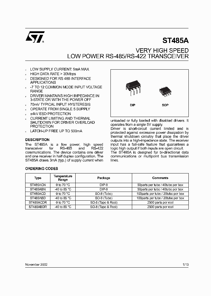 ST485AB_361710.PDF Datasheet