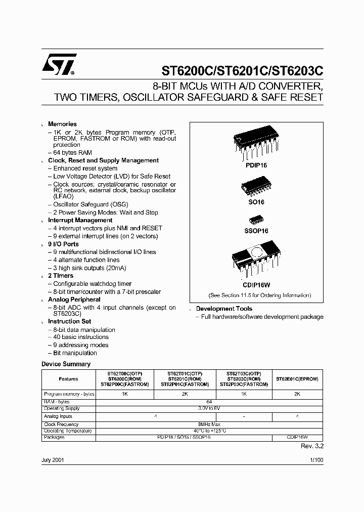 ST62T01C_74862.PDF Datasheet