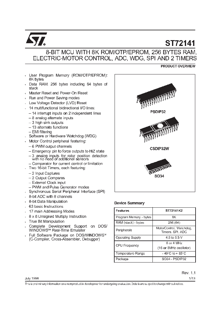 ST72141_203174.PDF Datasheet