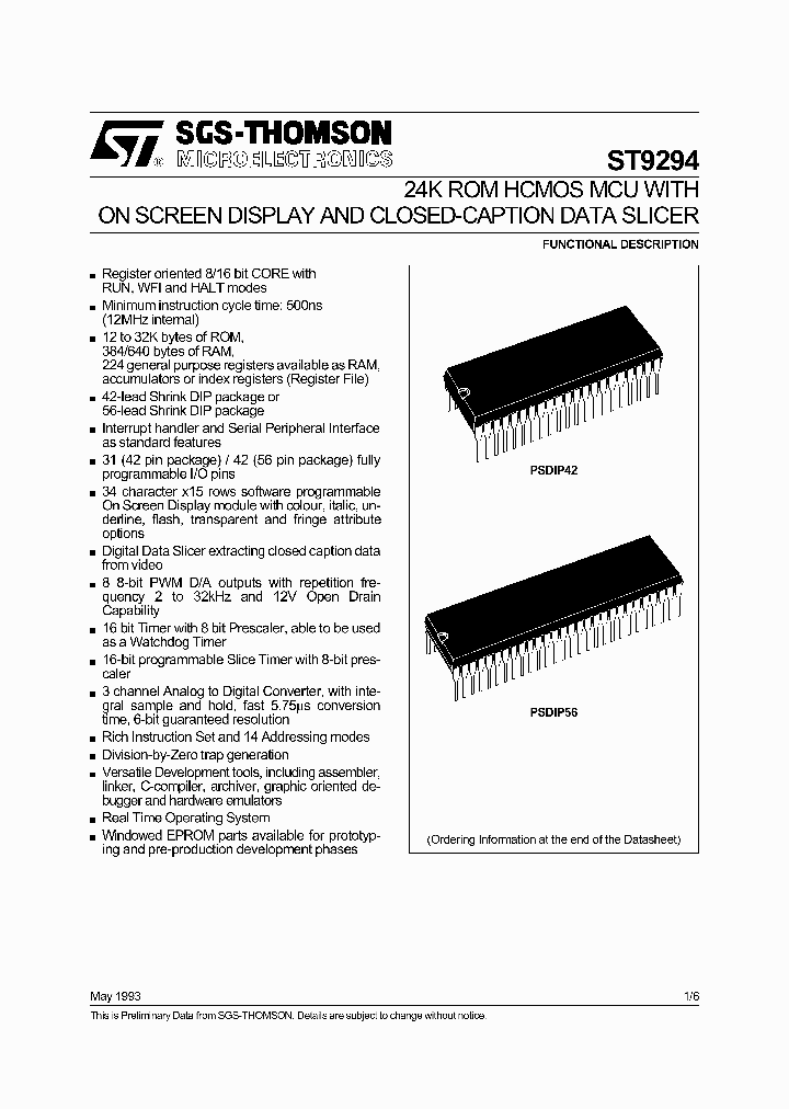 ST9294_144487.PDF Datasheet