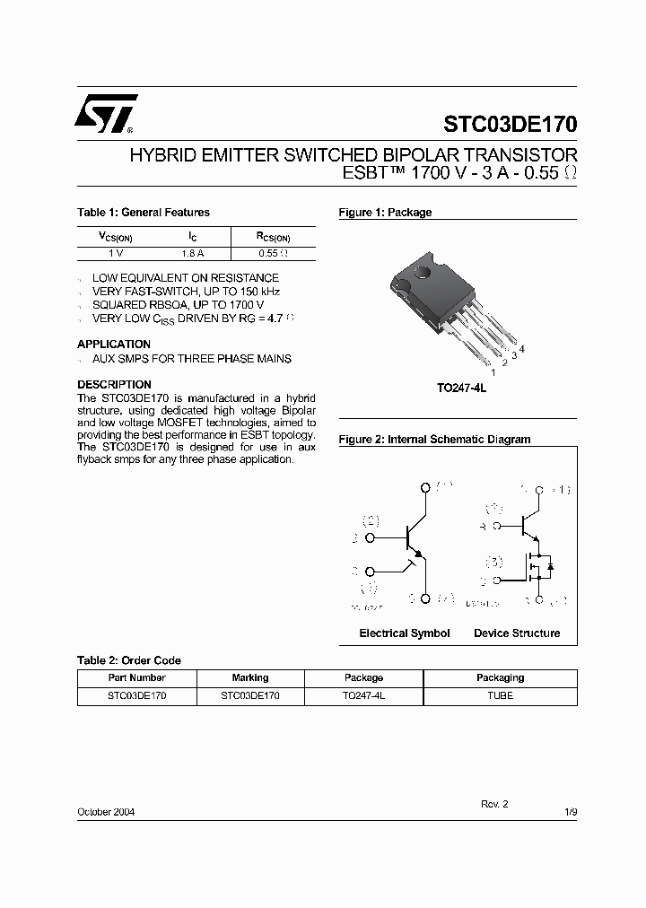 STC03DE170_312640.PDF Datasheet