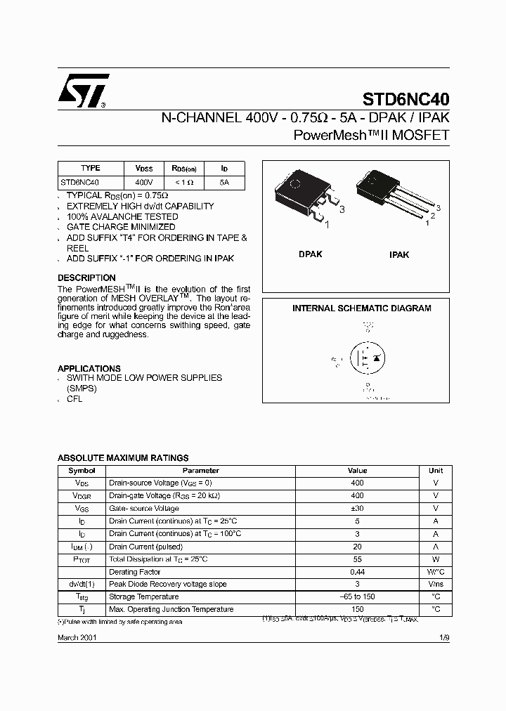 STD6NC40-1_311741.PDF Datasheet