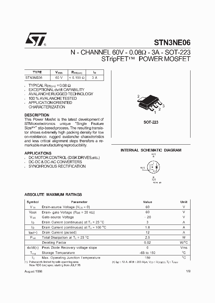 STN3NE06_192639.PDF Datasheet