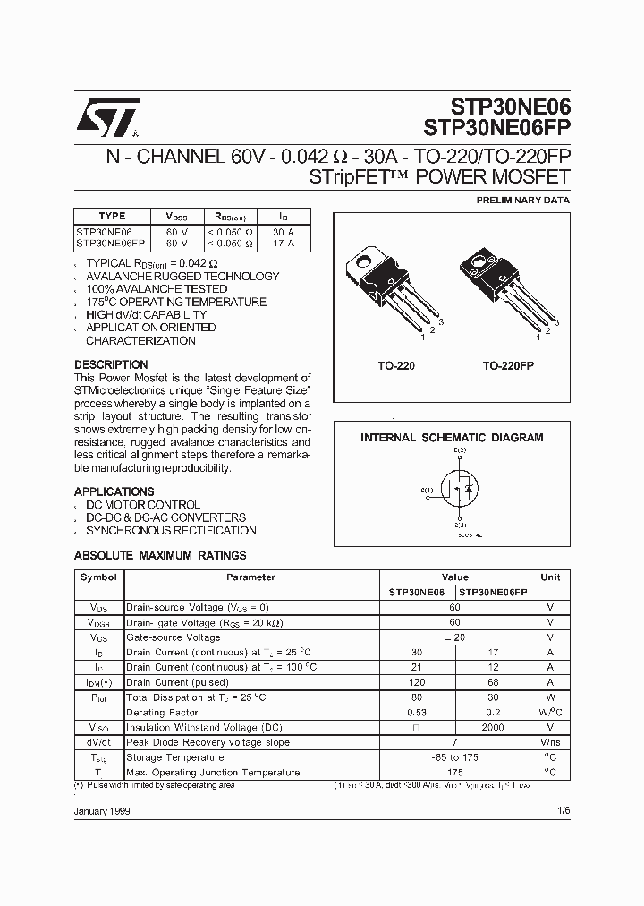 STP30NE06_64894.PDF Datasheet