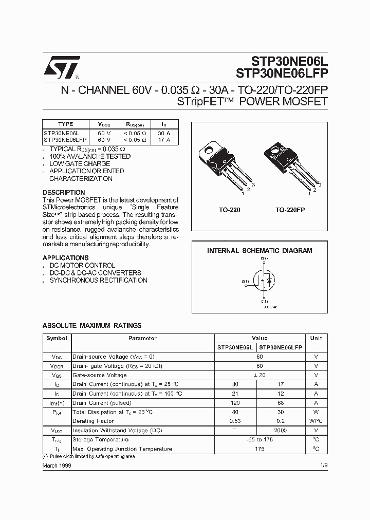 STP30NE06L_64896.PDF Datasheet
