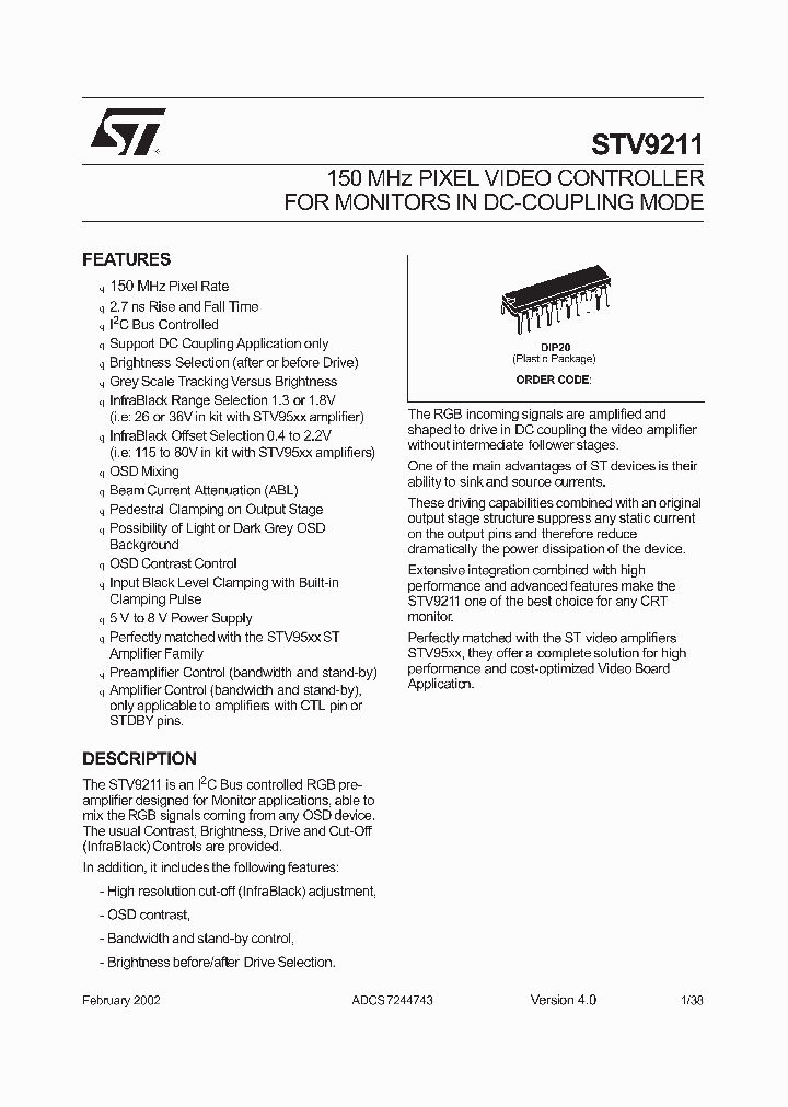 STV9211_187611.PDF Datasheet