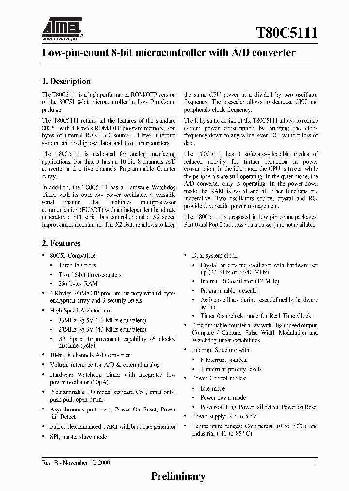 T87C5111NBSP_203306.PDF Datasheet