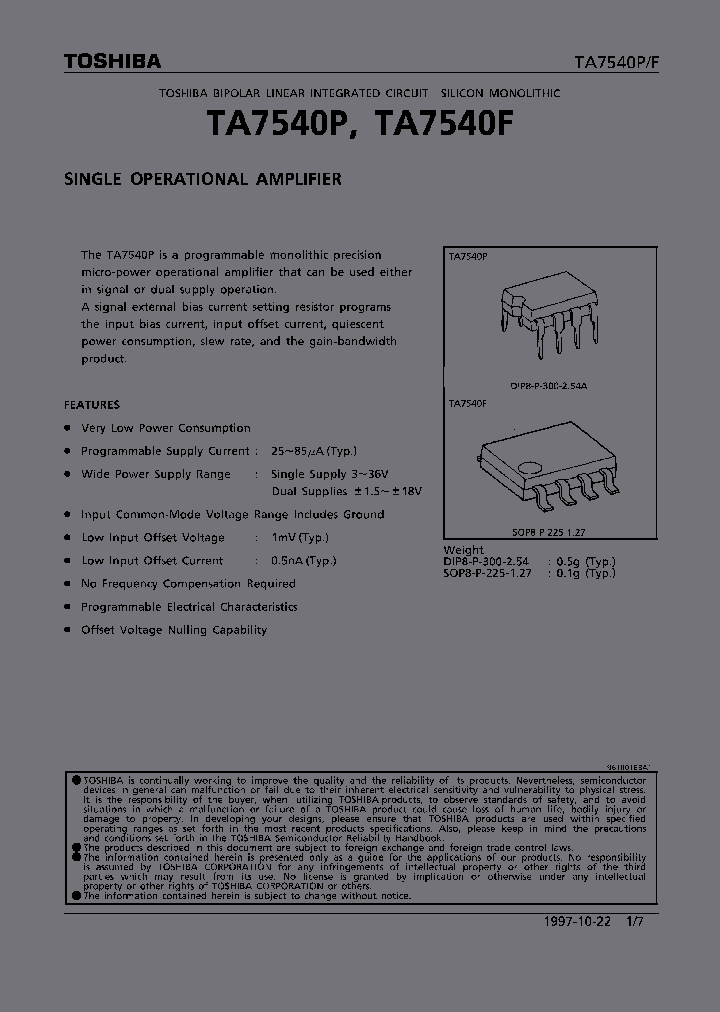 TA7540F_93729.PDF Datasheet