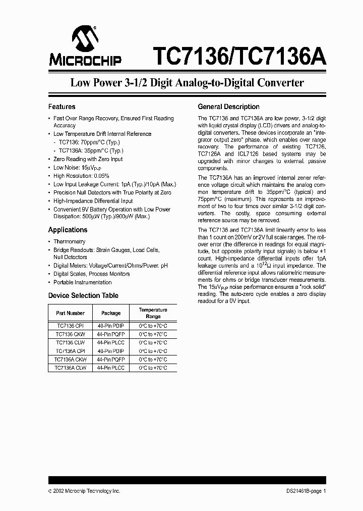 TC7136CLW_213376.PDF Datasheet
