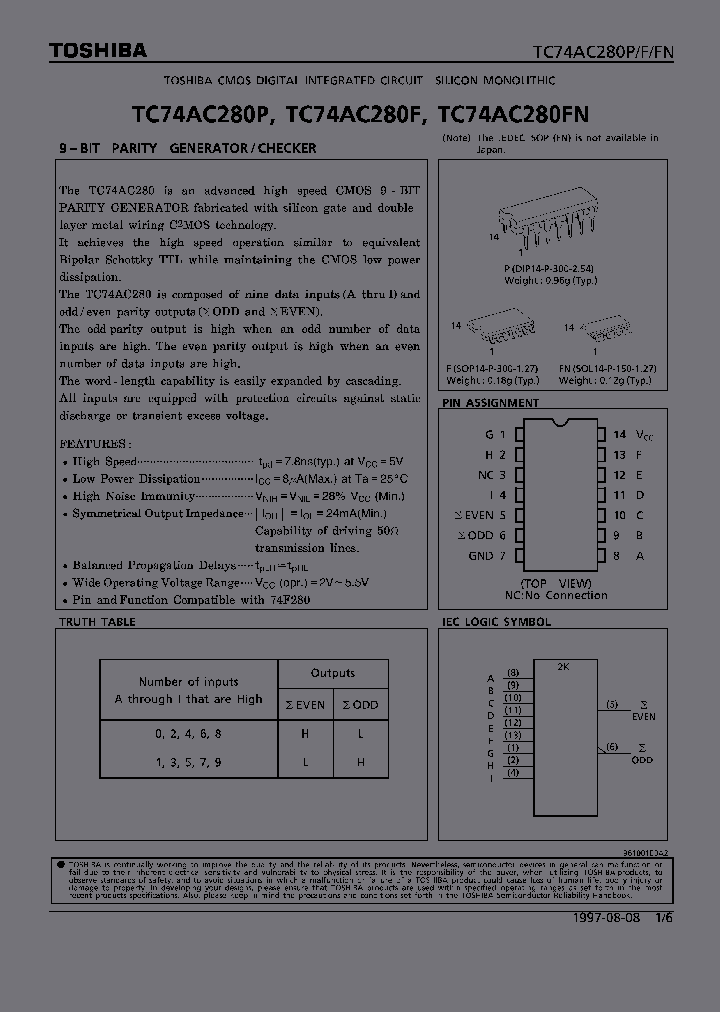 TC74AC280FN_358955.PDF Datasheet