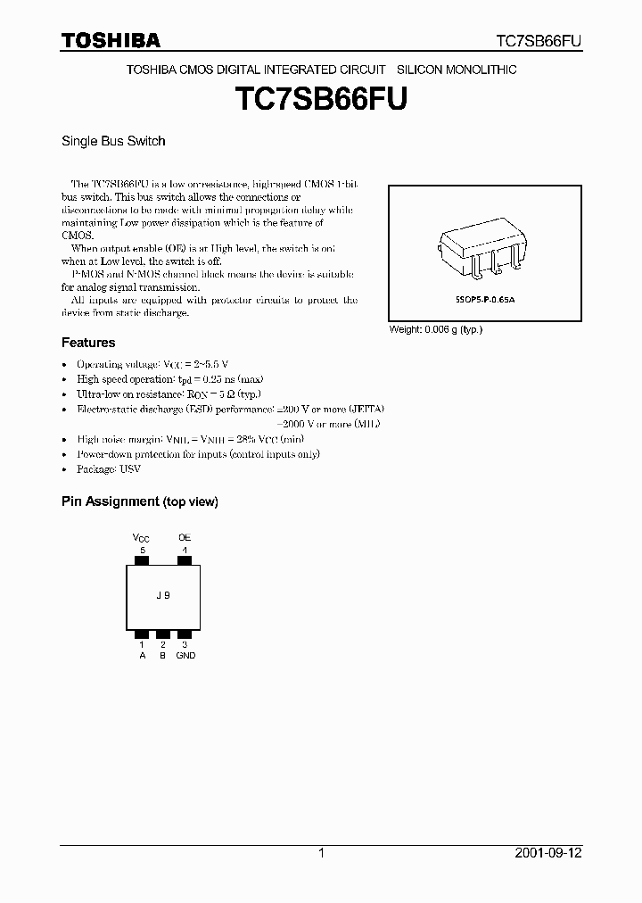 TC7SB66FU_351861.PDF Datasheet