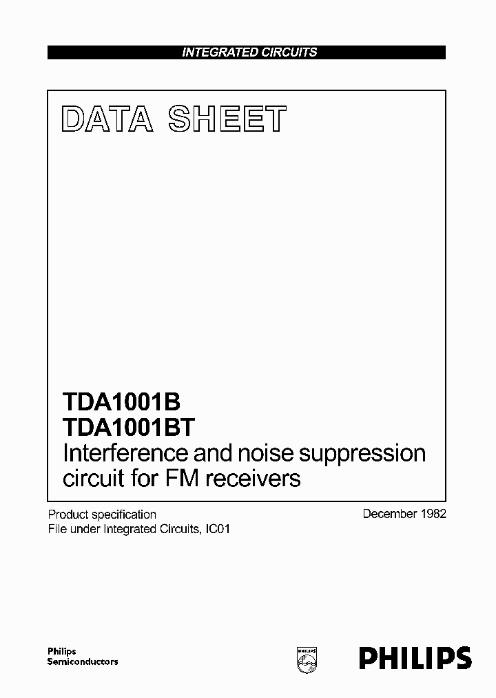 TDA1001B_306056.PDF Datasheet