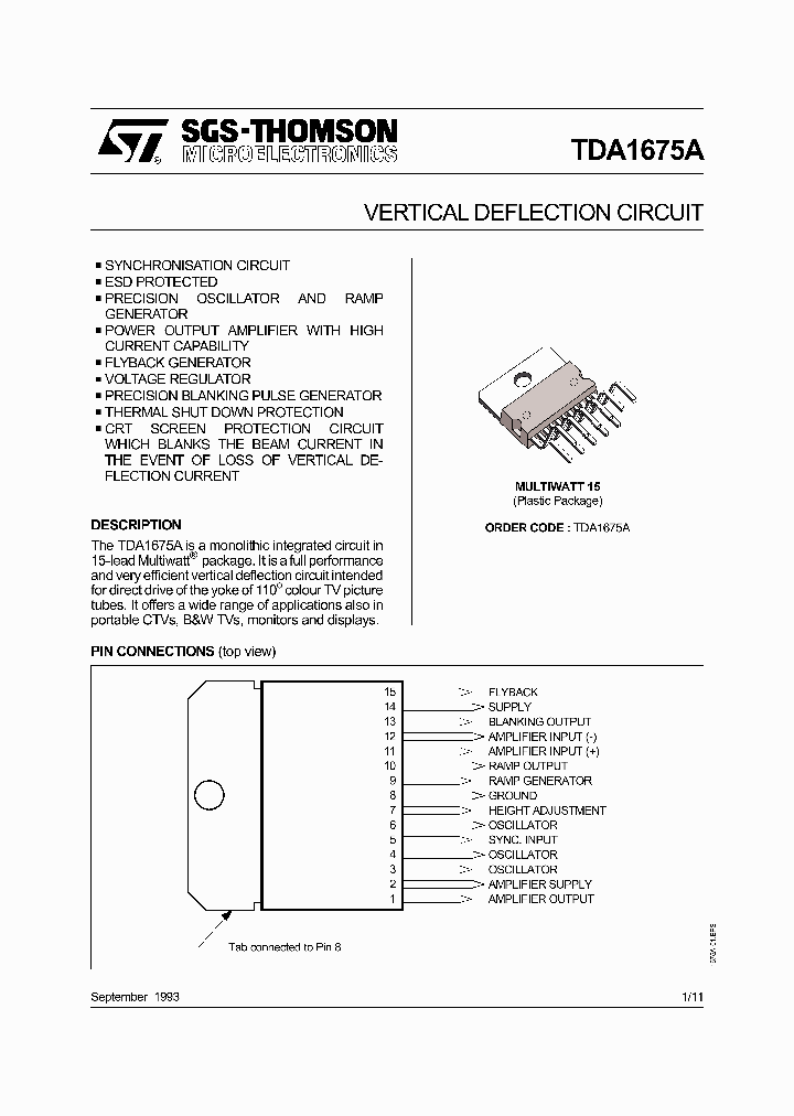 TDA1675_199399.PDF Datasheet