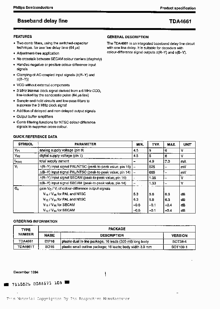 TDA4661TD_180138.PDF Datasheet