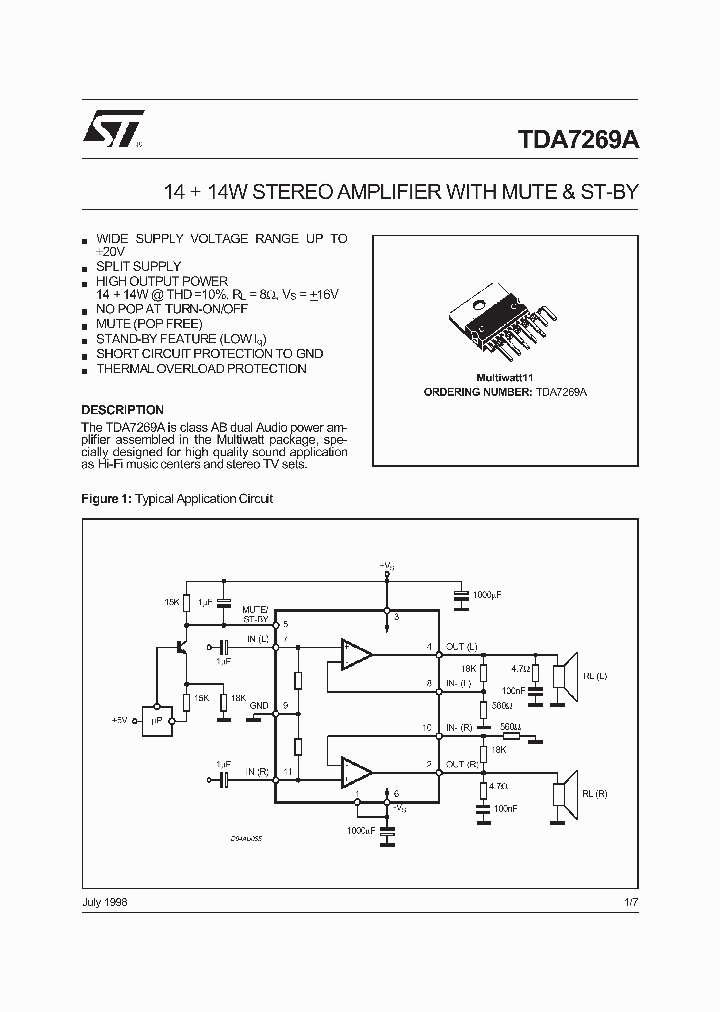 TDA7269A_191334.PDF Datasheet