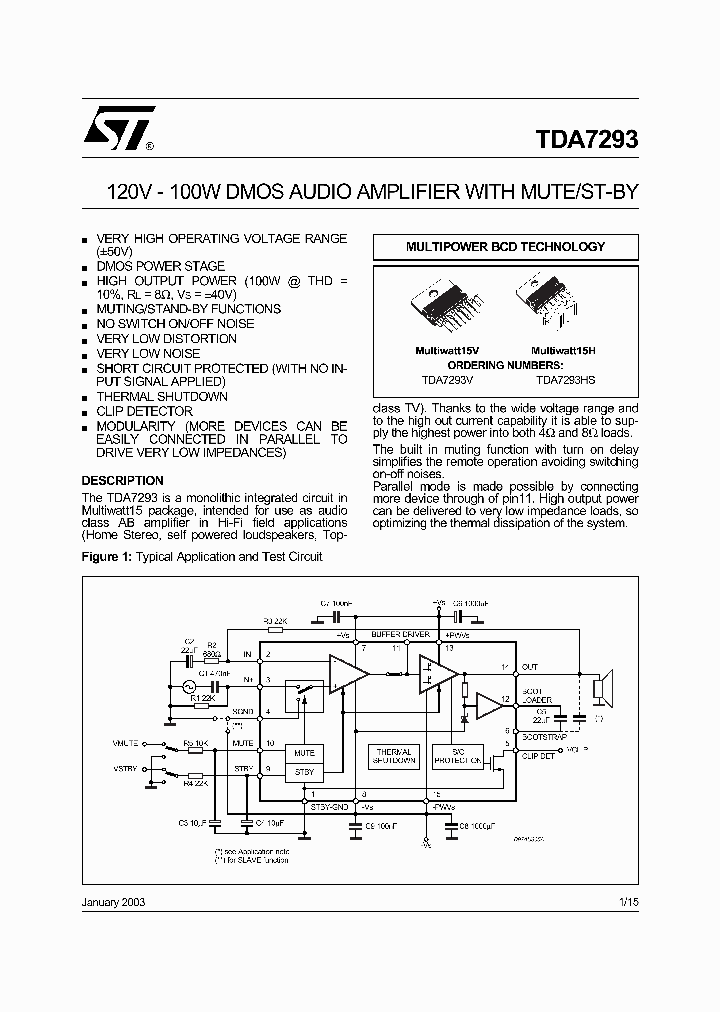 TDA7293V_188880.PDF Datasheet