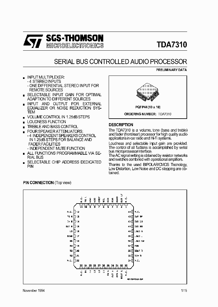 TDA7310_365813.PDF Datasheet