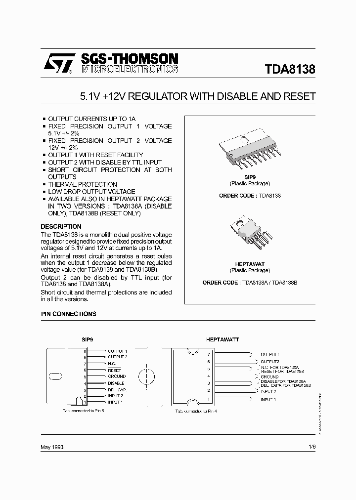 TDA8138_203668.PDF Datasheet