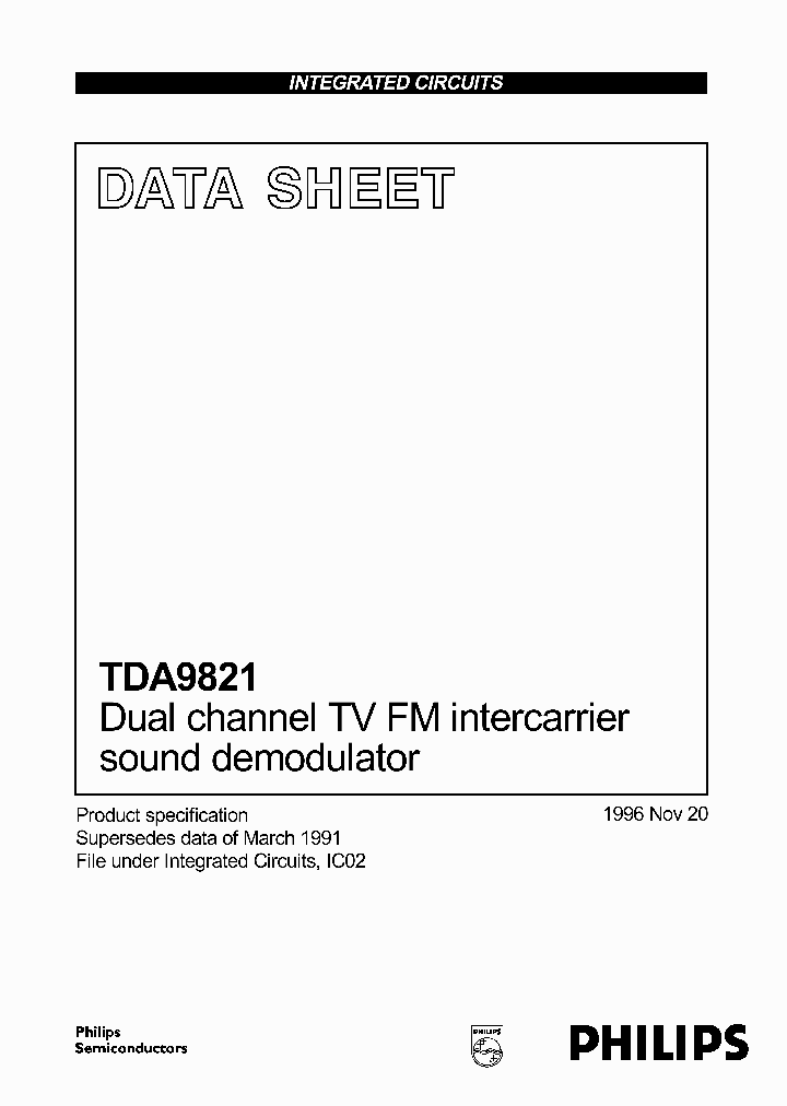 TDA9821_351607.PDF Datasheet
