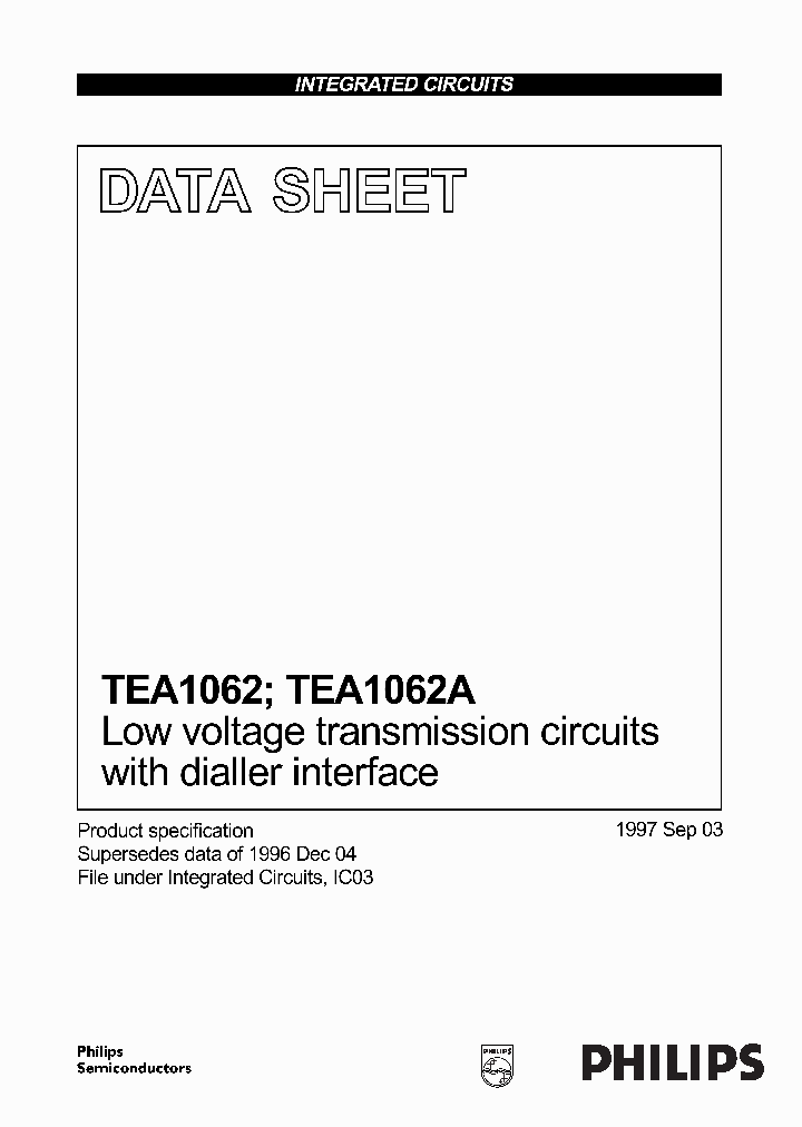 TEA1062A_317731.PDF Datasheet