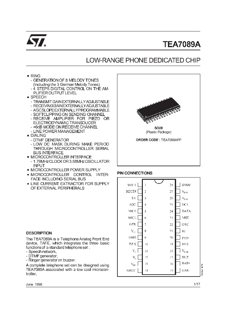 TEA7089_69178.PDF Datasheet