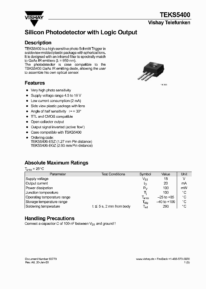 TEKS5400_311958.PDF Datasheet
