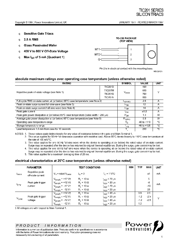 TIC201_68907.PDF Datasheet