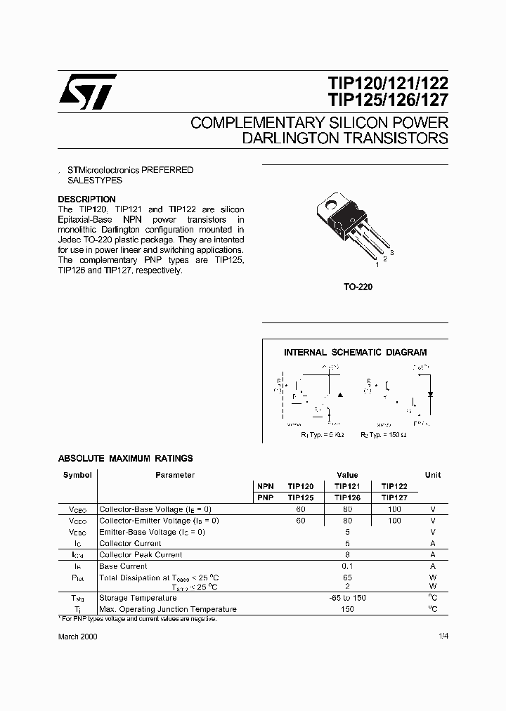 TIP127_304752.PDF Datasheet