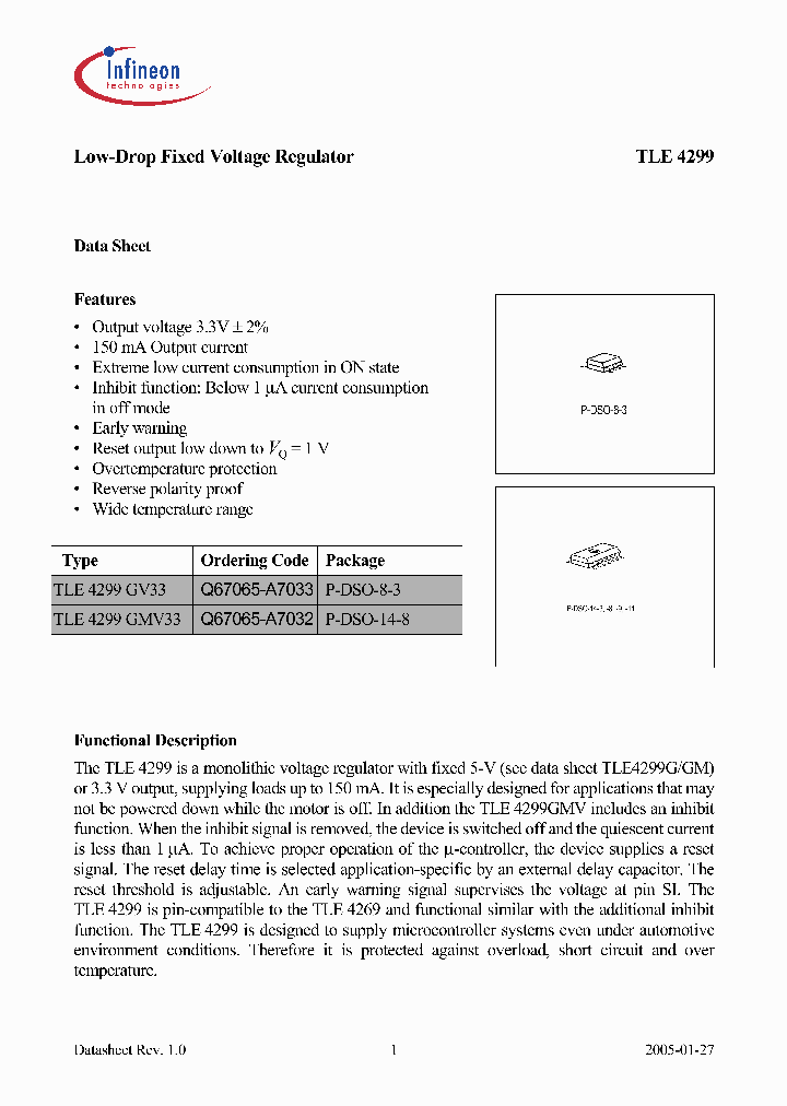 TLE4299GV33_369206.PDF Datasheet