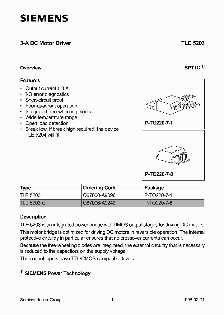 TLE5203_200448.PDF Datasheet