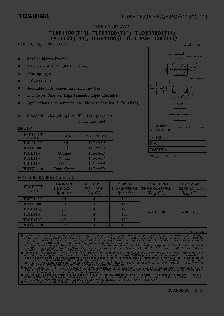 TLYEI100_66269.PDF Datasheet
