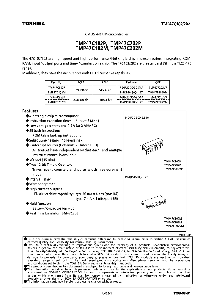 TMP47C102MNBSP_339616.PDF Datasheet