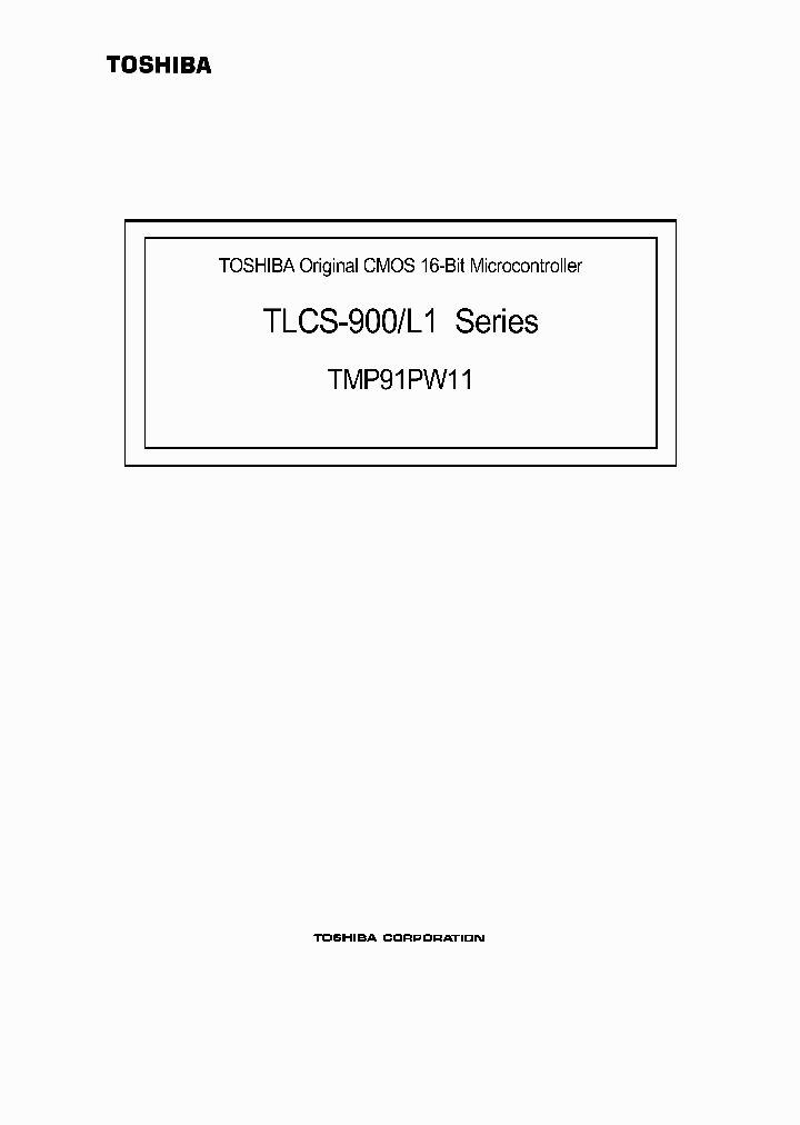 TMP91PW11F_367807.PDF Datasheet