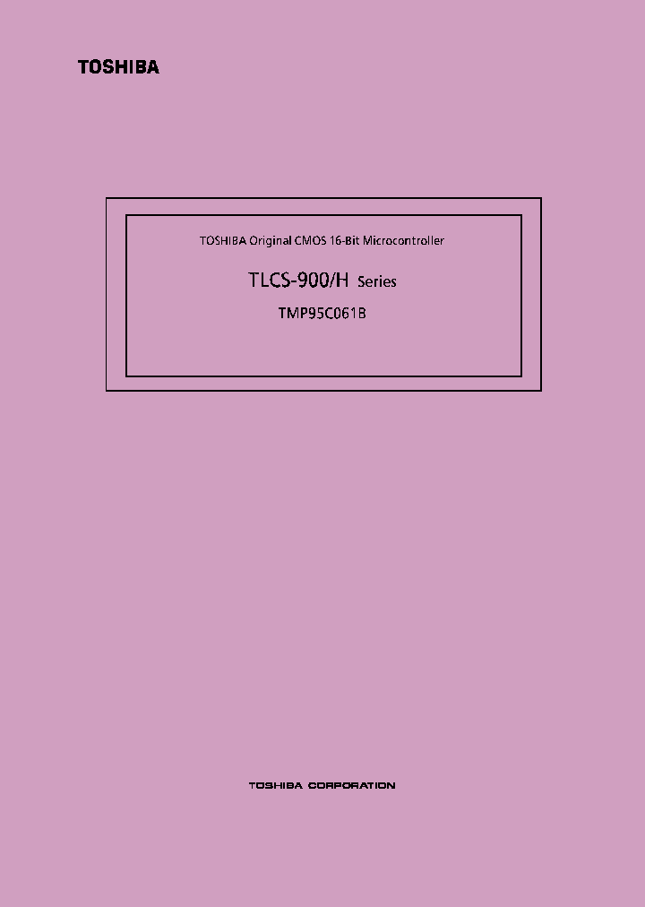 TMP95C061B_325415.PDF Datasheet