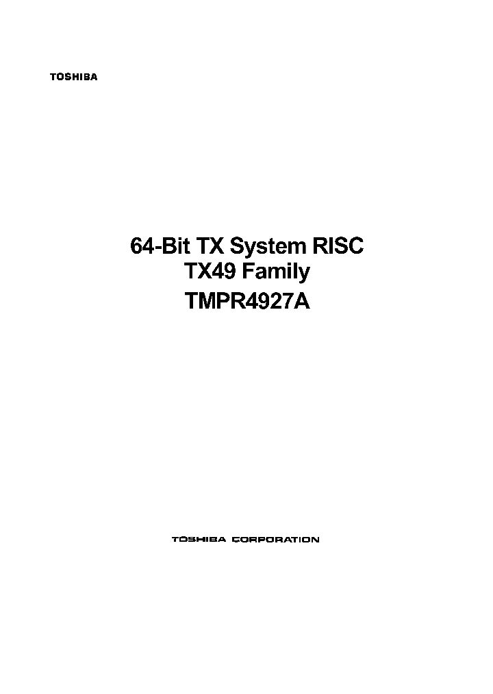 TMPR4927A_332463.PDF Datasheet