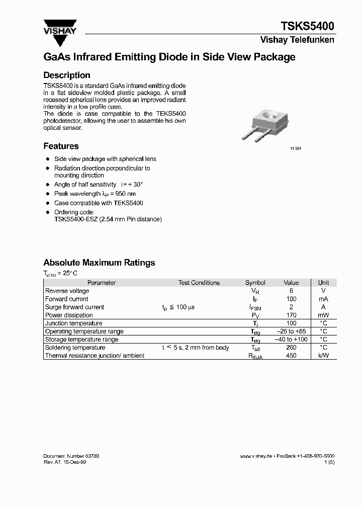 TSKS5400_311956.PDF Datasheet