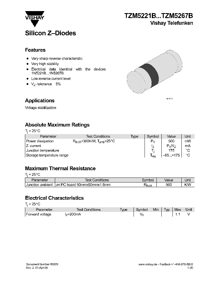 TZM5221B_61903.PDF Datasheet