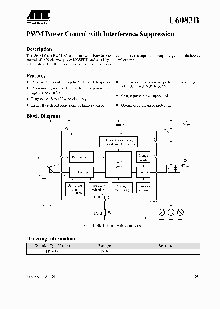 U6083BNBSP_361124.PDF Datasheet
