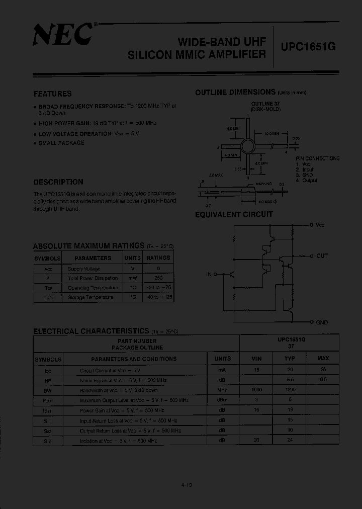 UPC1651_313886.PDF Datasheet