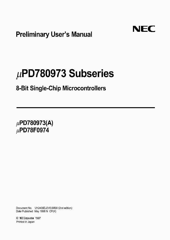 UPD78F0974_361711.PDF Datasheet