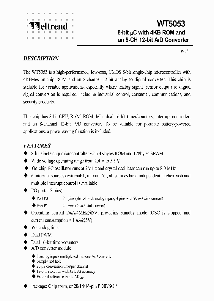 WT5053_73142.PDF Datasheet