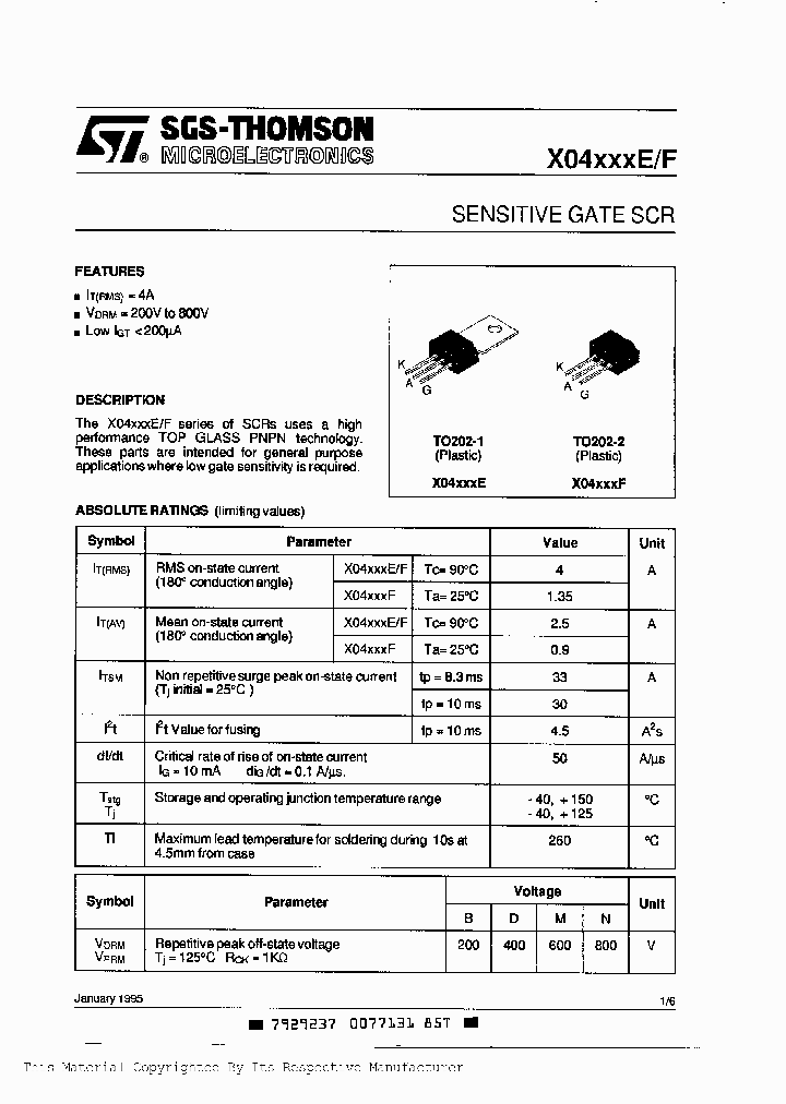 X0405BE_312571.PDF Datasheet