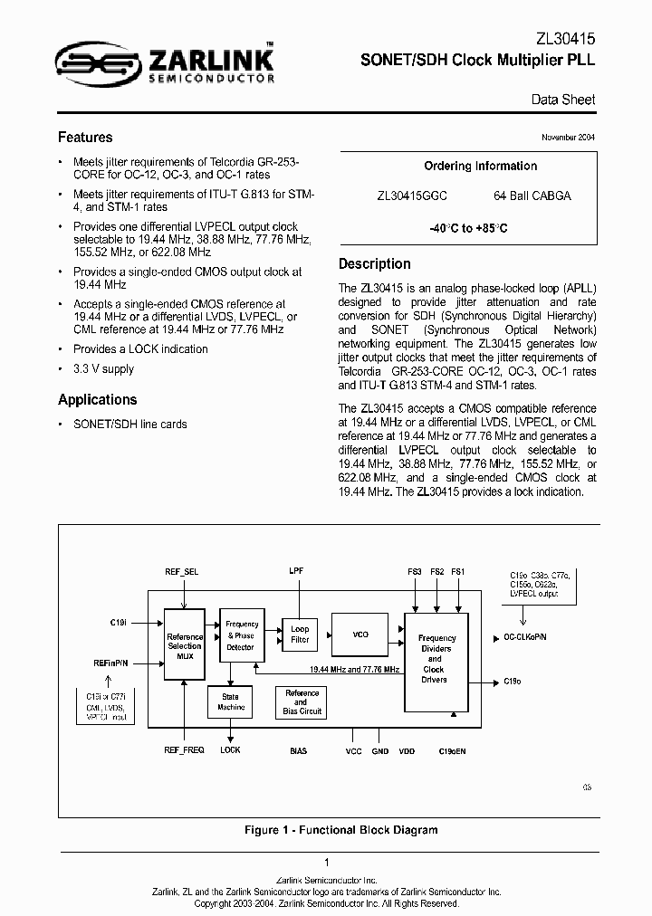 ZL30415_316552.PDF Datasheet