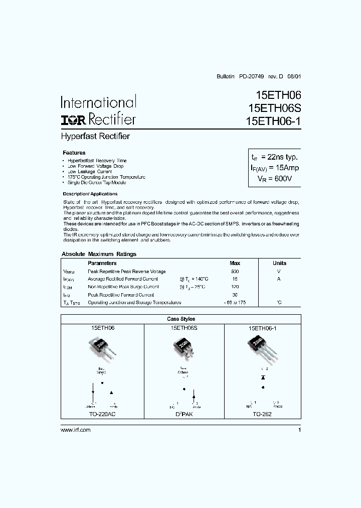 15ETH06_68478.PDF Datasheet