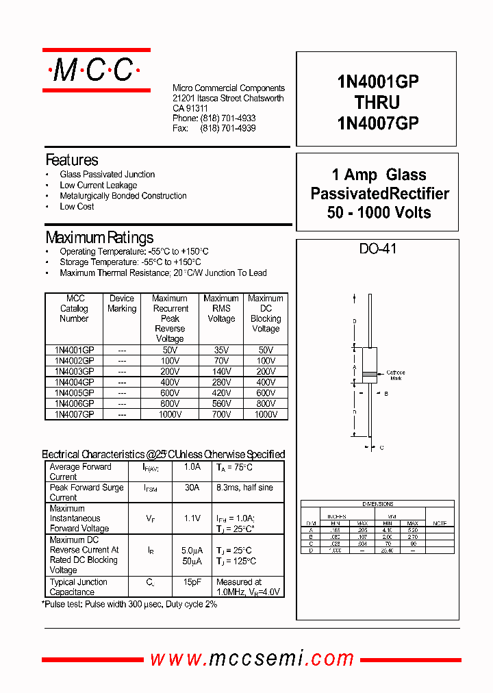 1N4002GP_399678.PDF Datasheet