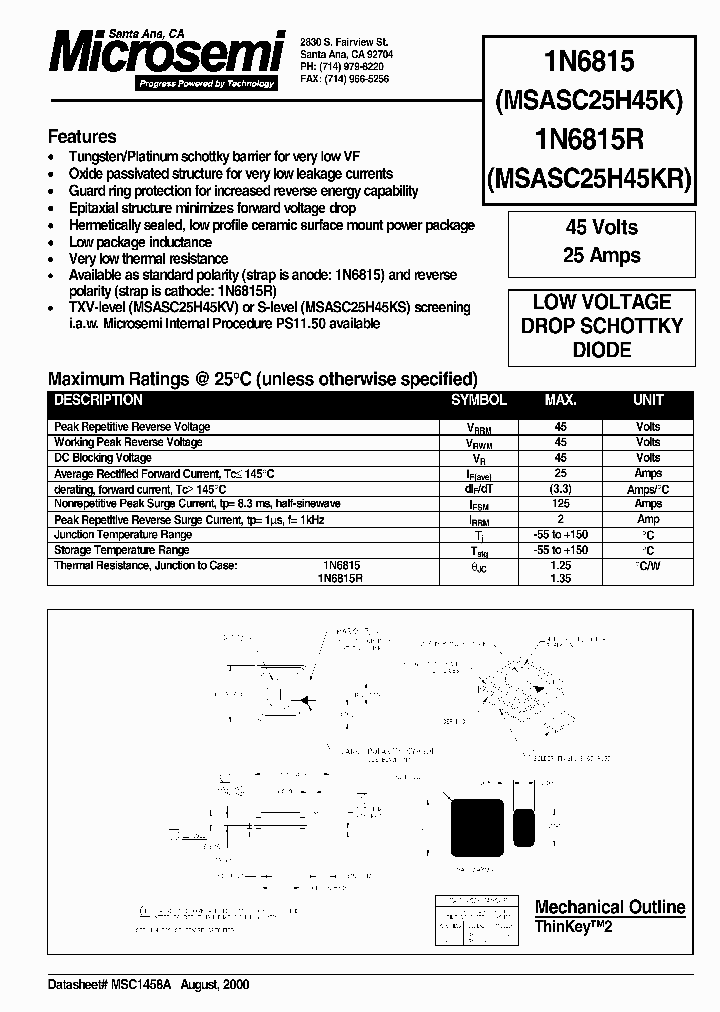 MSASC25H45_274360.PDF Datasheet