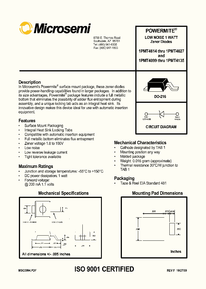 1PMT4129_404542.PDF Datasheet