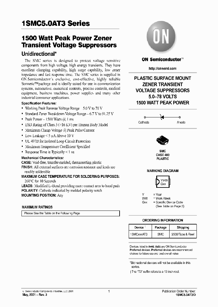 1SMC16AT3_422566.PDF Datasheet